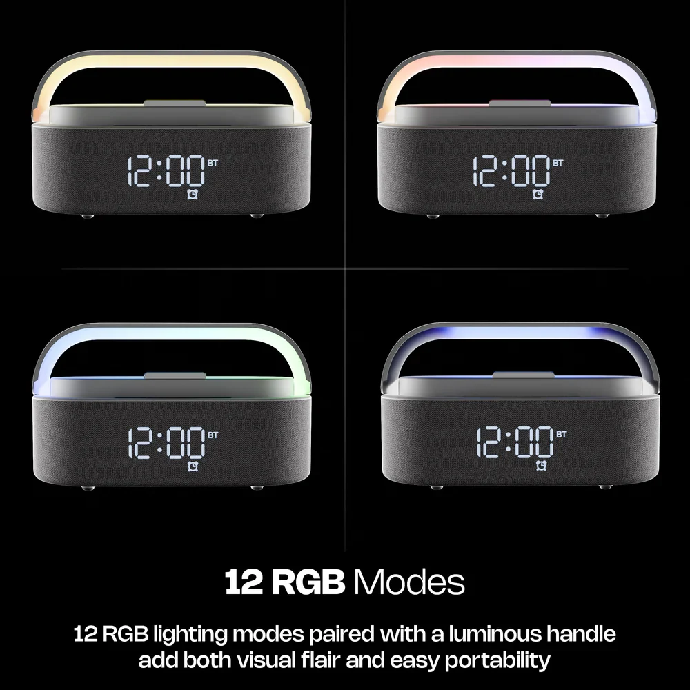 Zebronics Bluetooth Speaker RGB 20W Echoglow | 15W (Max.) Wireless Charging view 7